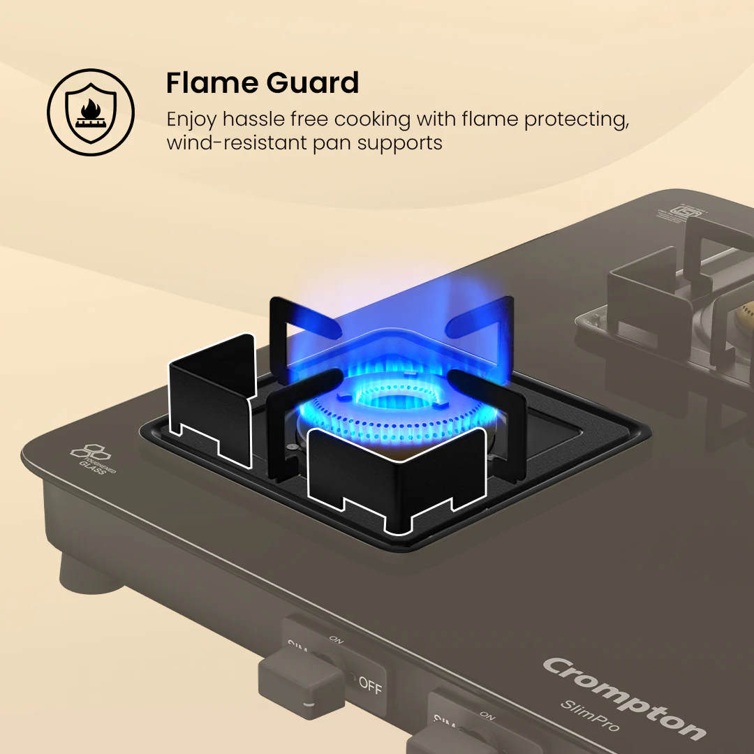 Crompton Cooktop SlimPro 4 Burner 70 cm Slim Glass - Image 8