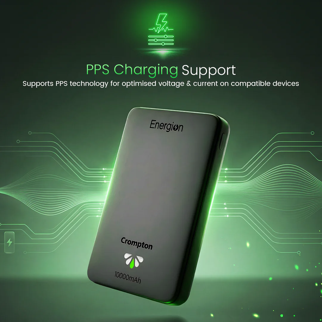 Crompton Snap-10K, 10,000 mAh Wireless Power Bank - Image 6