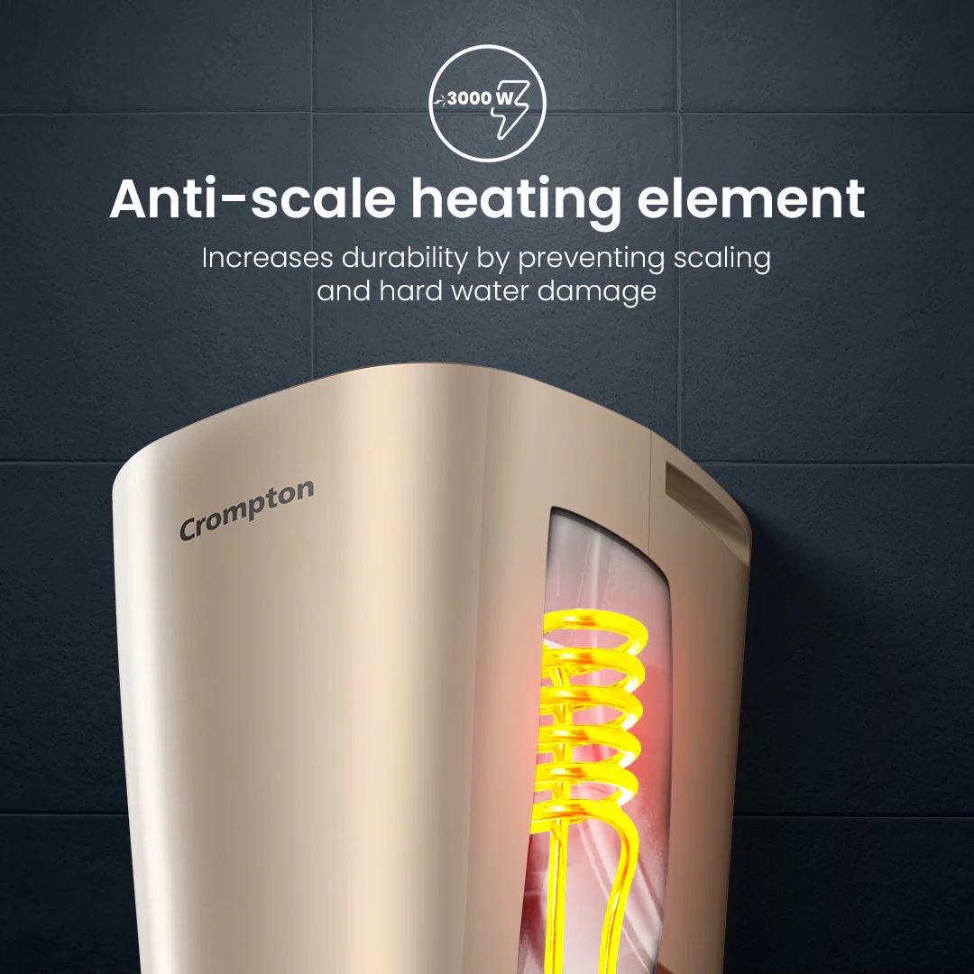 Crompton Solarium Blaze, 3000W Instant Water Heater - Image 3