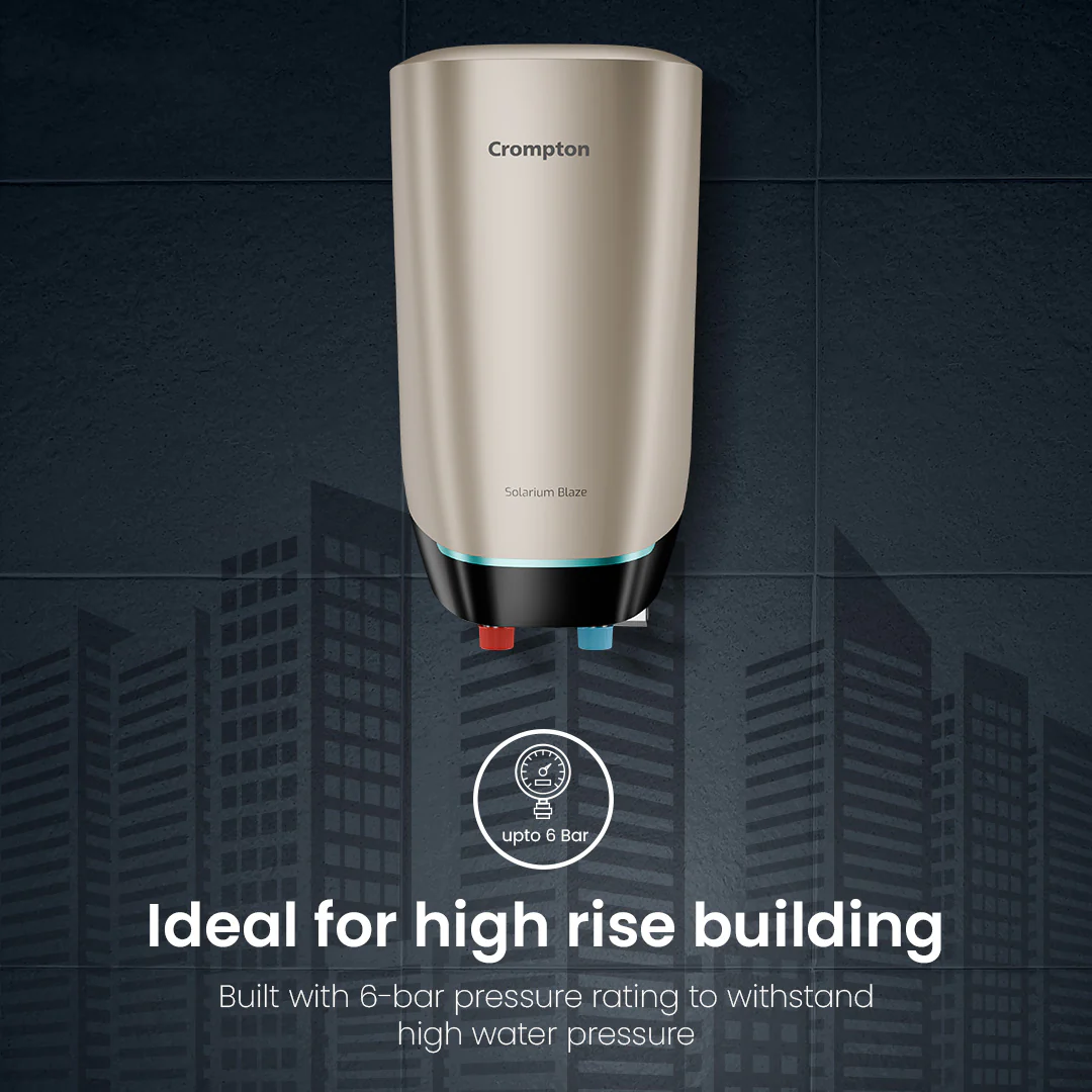Crompton Solarium Blaze, 3000W Instant Water Heater - Image 6