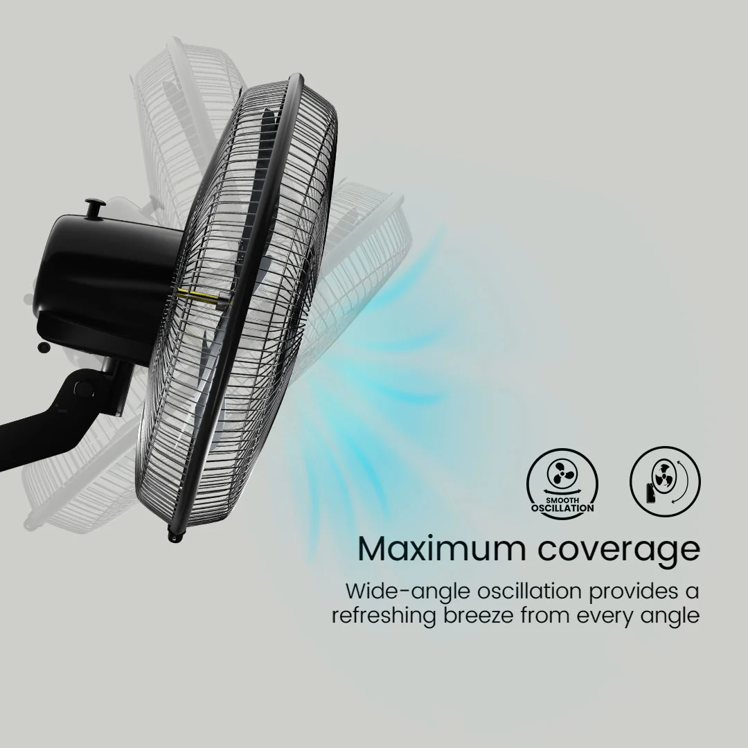 Crompton Storm WM INH Wall Mounted Fan - Image 5