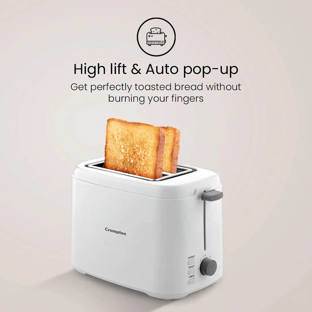 Crompton SunBrown Deluxe Pop-up Toaster 800W - Image 5