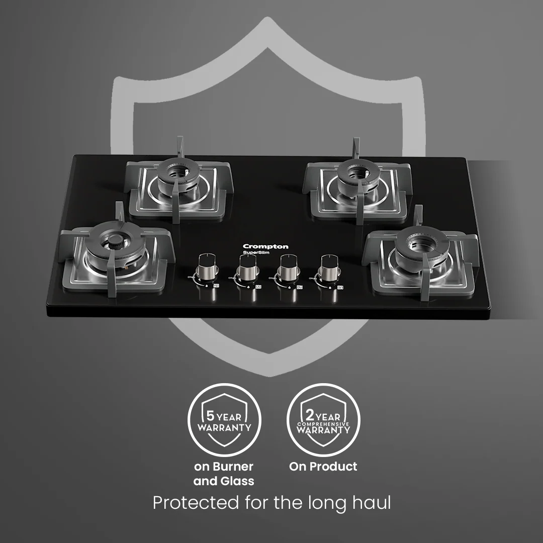 Crompton SuperSlim Gas Hob 78cm 4 Burner - Image 7