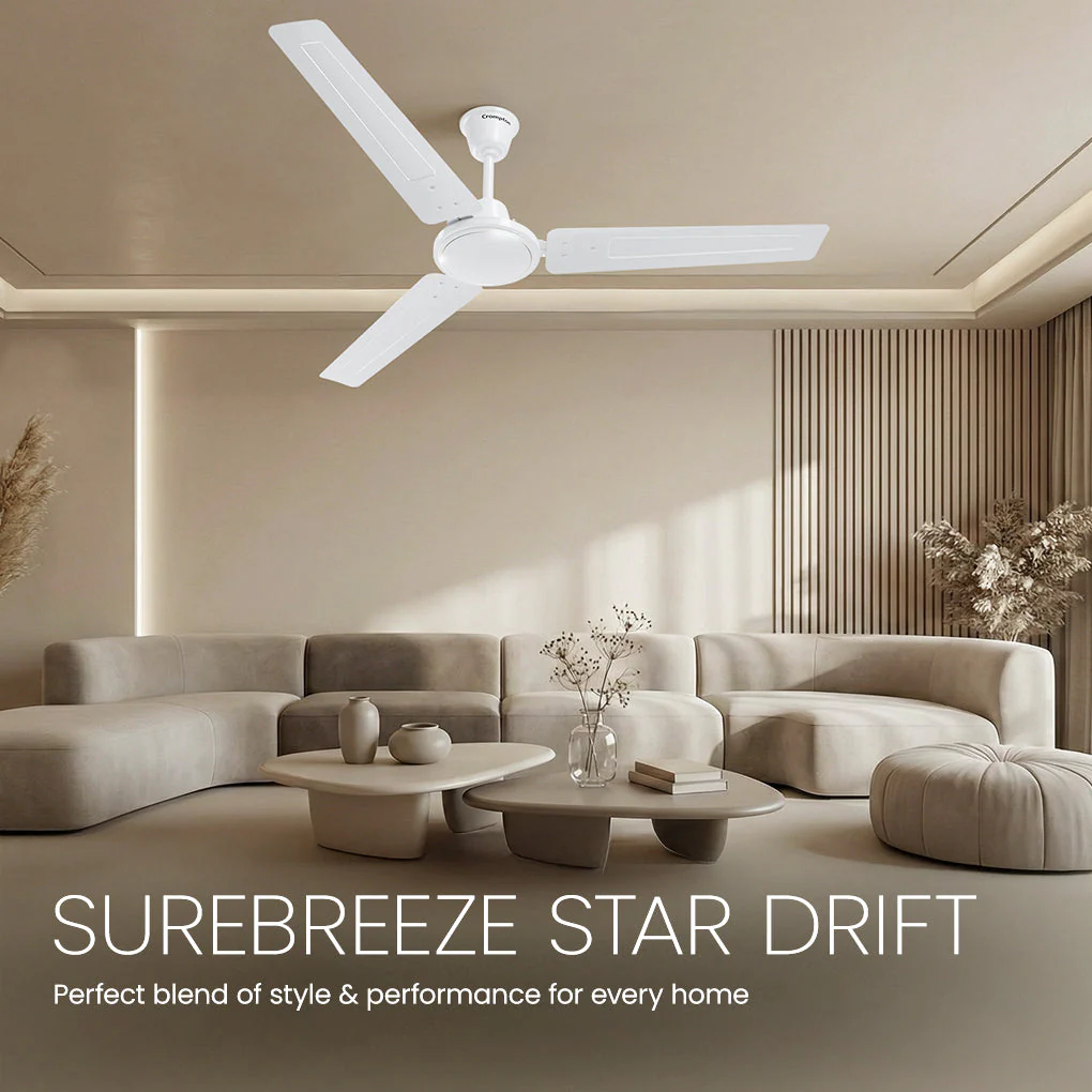 Crompton Surebreeze Star Drift 1200 MM | Ceiling Fan - Image 14