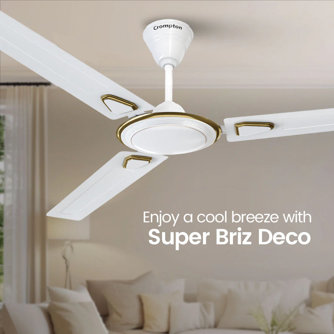 Crompton Surebreeze Super Briz Deco | Star Rated Ceiling Fan - Image 14