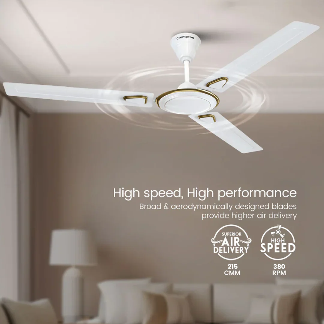 Crompton Surebreeze Super Briz Deco | Star Rated Ceiling Fan - Image 17