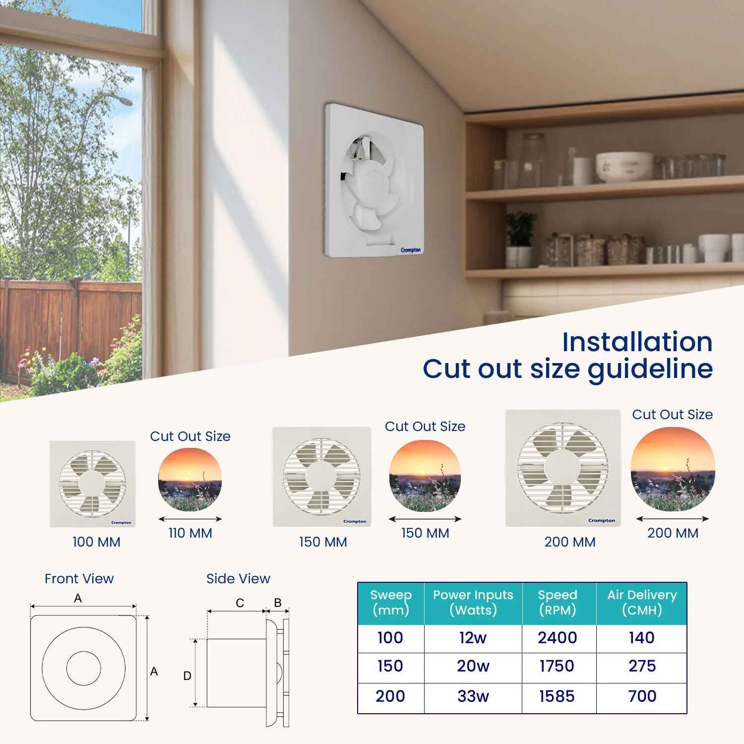 Crompton Ventilus Exhaust Fan - Image 6