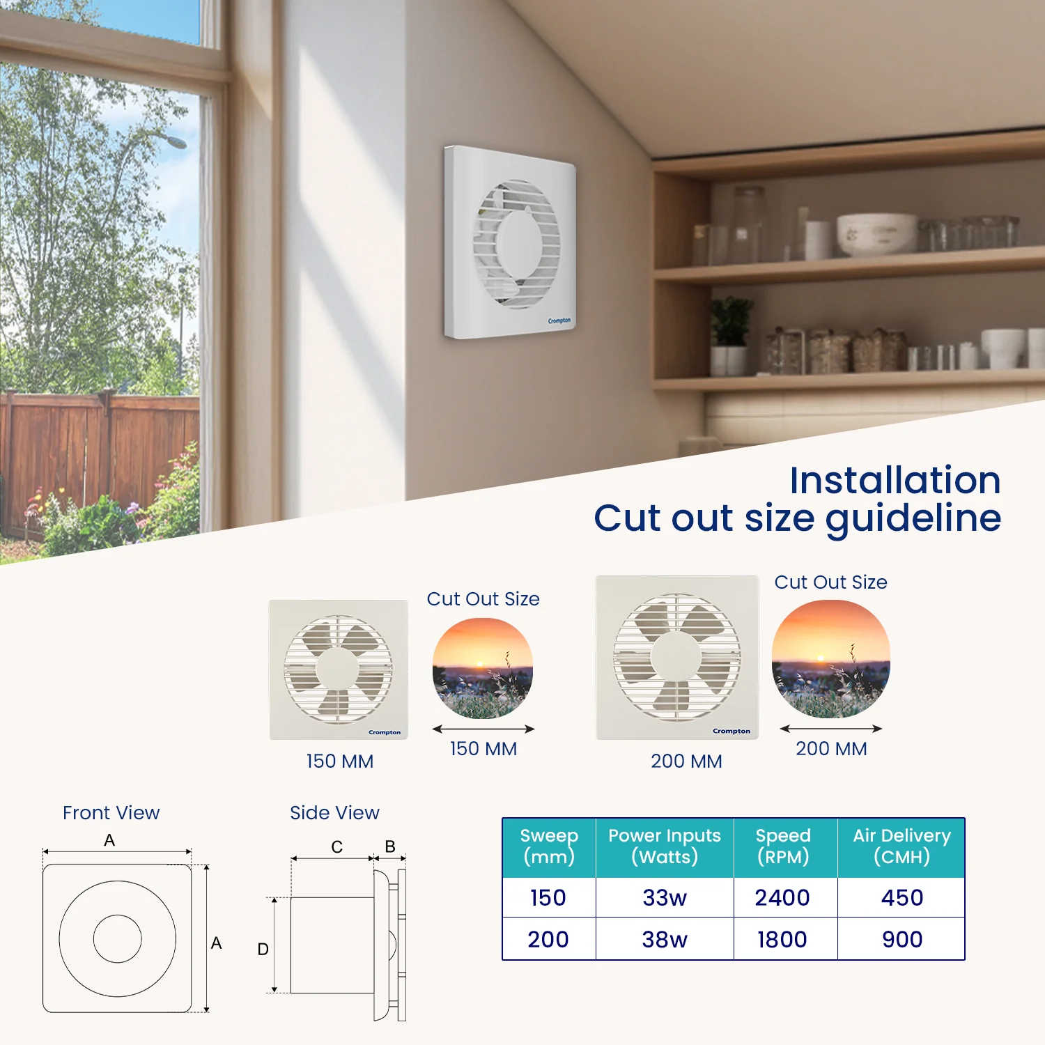 Crompton Ventilus HS Exhaust Fan - Image 12