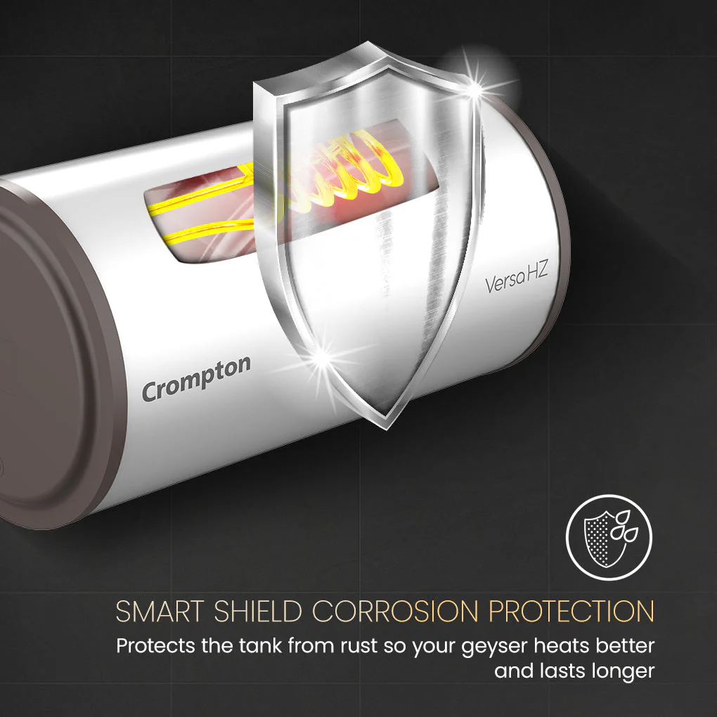 Crompton Versa HZ RHS, 2000W Horizontal Storage Water Heater - Image 3