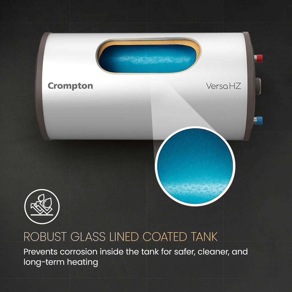 Crompton Versa HZ RHS, 2000W Horizontal Storage Water Heater - Image 5