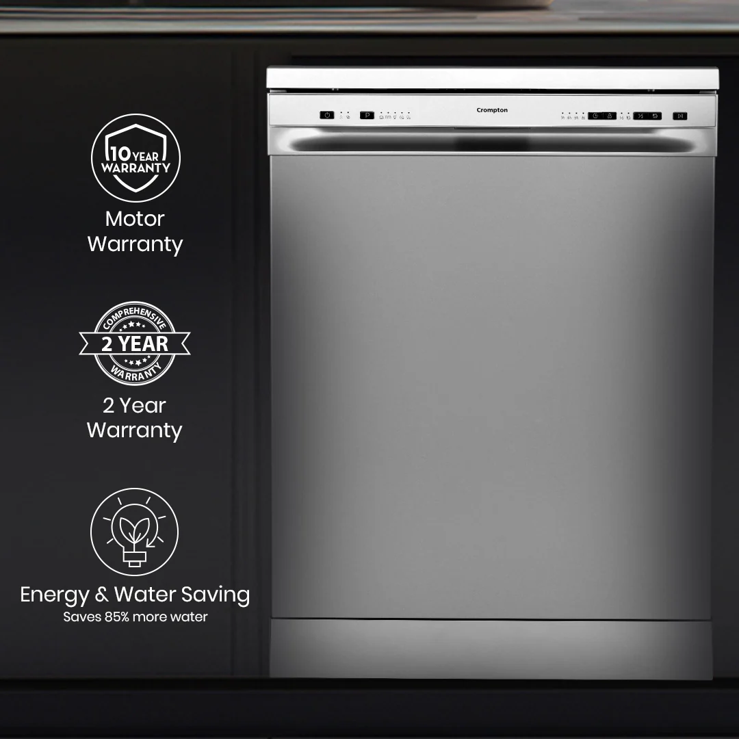 Crompton Voila FreeStanding 13 PlaceStanding Dishwasher - Image 5