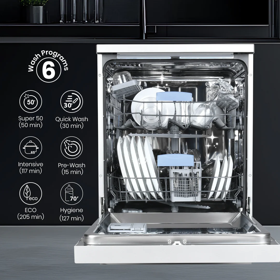 Crompton Voila FreeStanding 14 PlaceStanding Dishwasher - Image 3