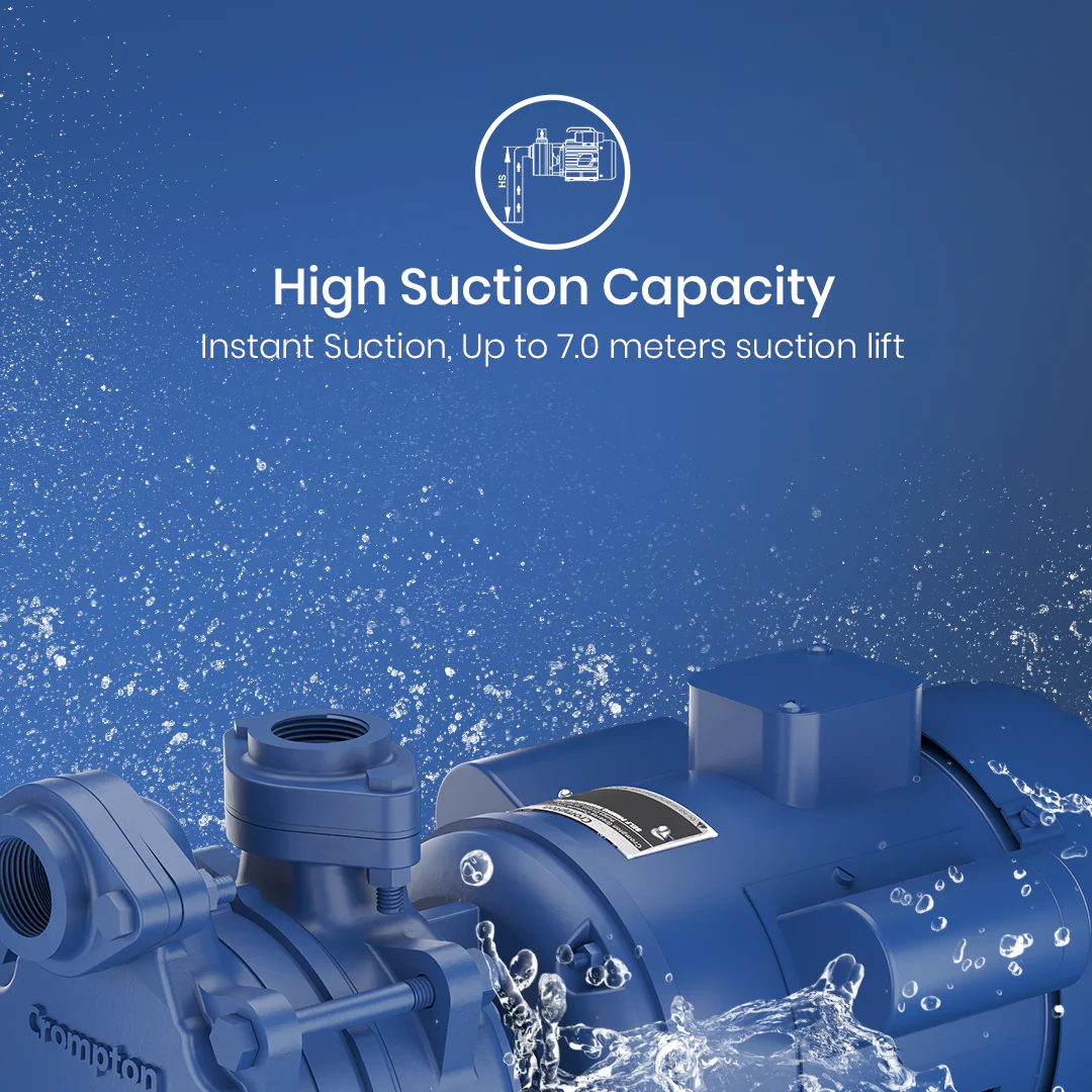 DMB10DCSL - High Suction Regenerative Pump 1 HP - Image 4