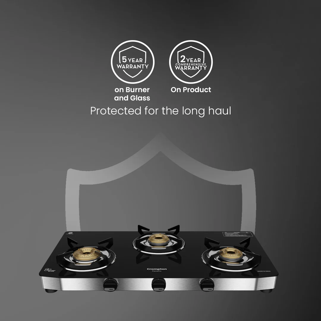 Crompton Cooktop FlamePro 3 Burner SS Body - Image 8