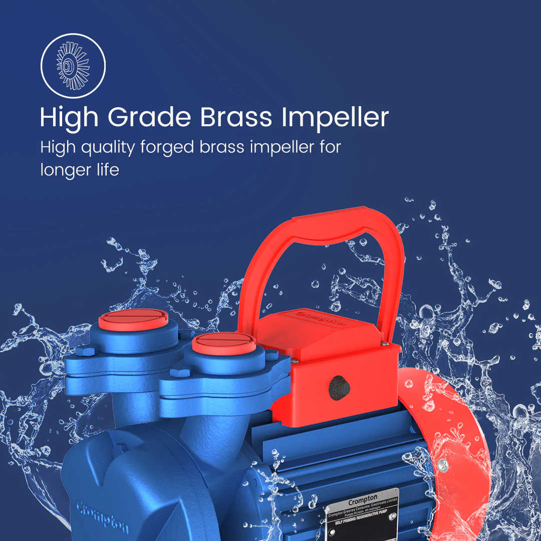FLOMAX PLUS I - Mini Self Priming Regenerative Pump 1 HP - Image 4