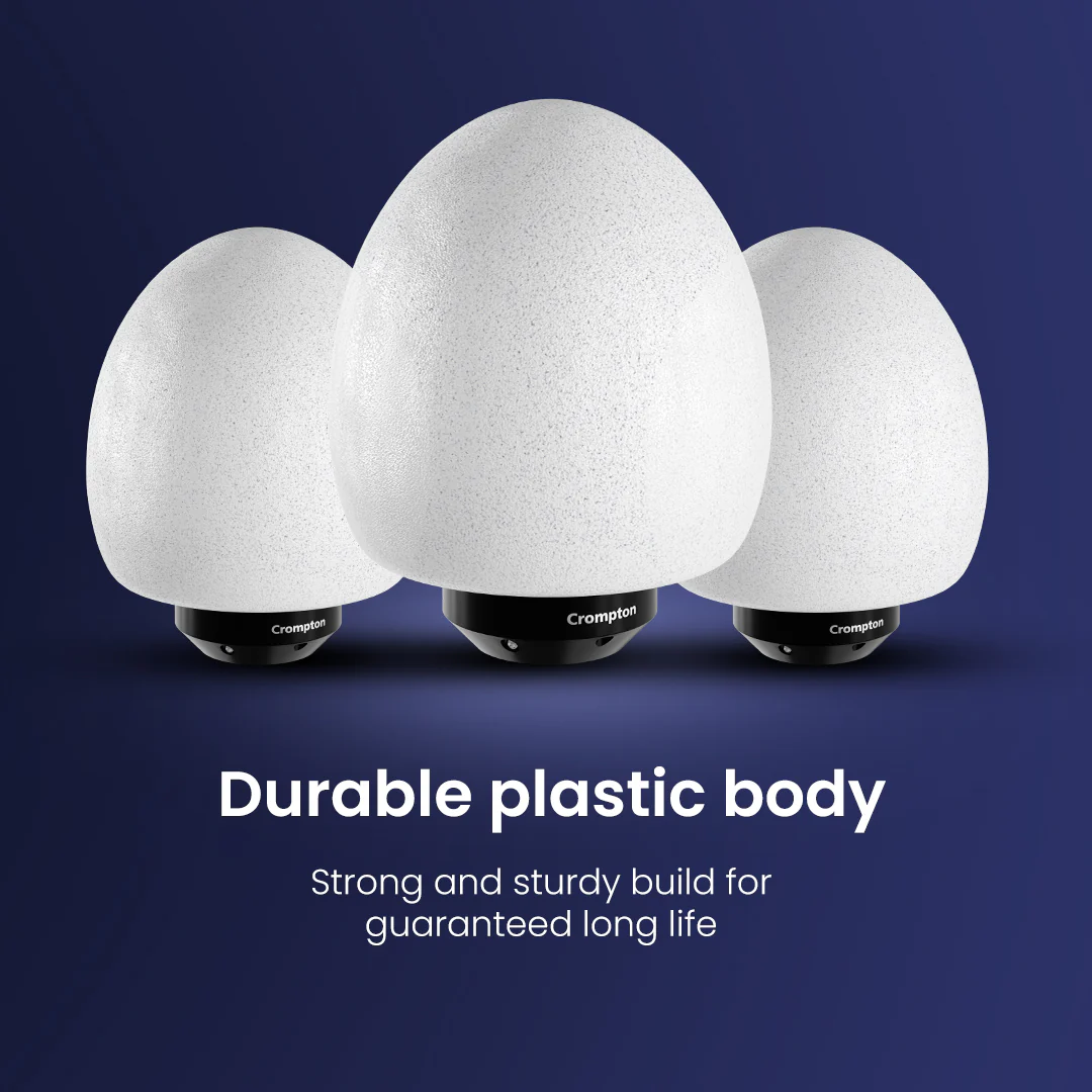 Solarion Eclipse Oval Gate Lamp (Plastic with B22 Holder) - Image 5