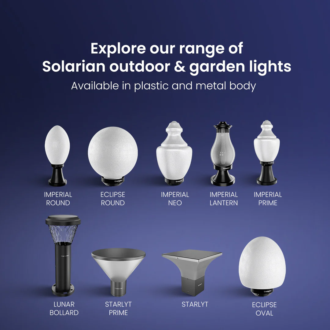 Solarion Eclipse Oval Gate Lamp (Plastic with B22 Holder) - Image 6
