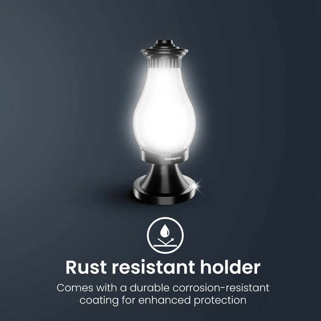 Solarion Imperial Lantern Gate Lamp (Plastic with B22 Holder) - Image 4