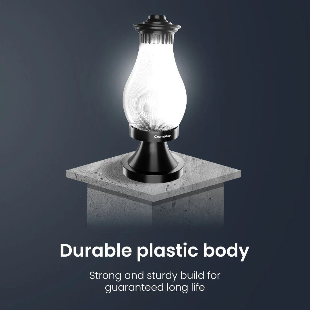 Solarion Imperial Lantern Gate Lamp (Plastic with B22 Holder) - Image 5