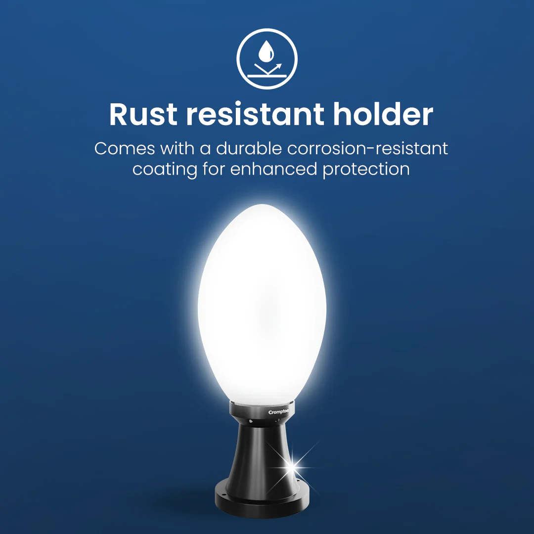 Solarion Imperial Round Gate Lamp (Plastic with B22 Holder) - Image 4