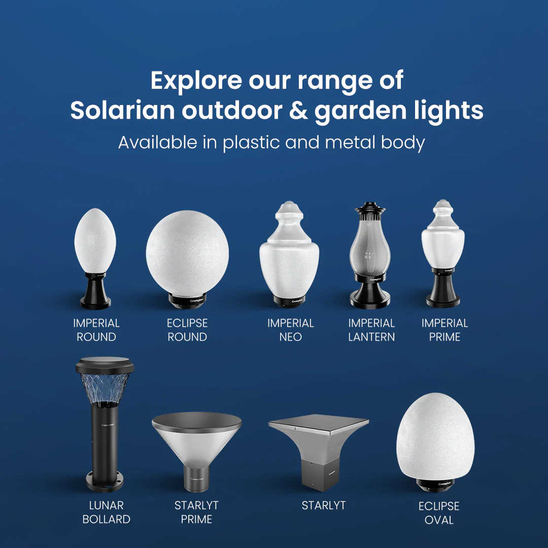 Solarion Imperial Round Gate Lamp (Plastic with B22 Holder) - Image 5
