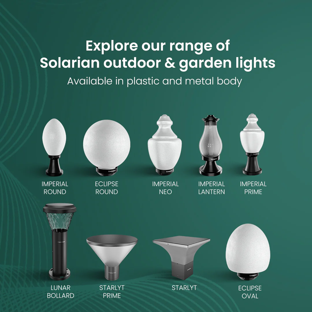 Solarion Starlyt Gate Lamp (Metal with B22 Holder) - Image 6